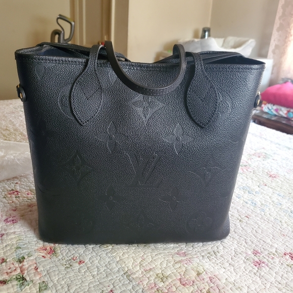 LV Neverfull MM Empreinte Noir Tote Bag - Picture 6 of 16